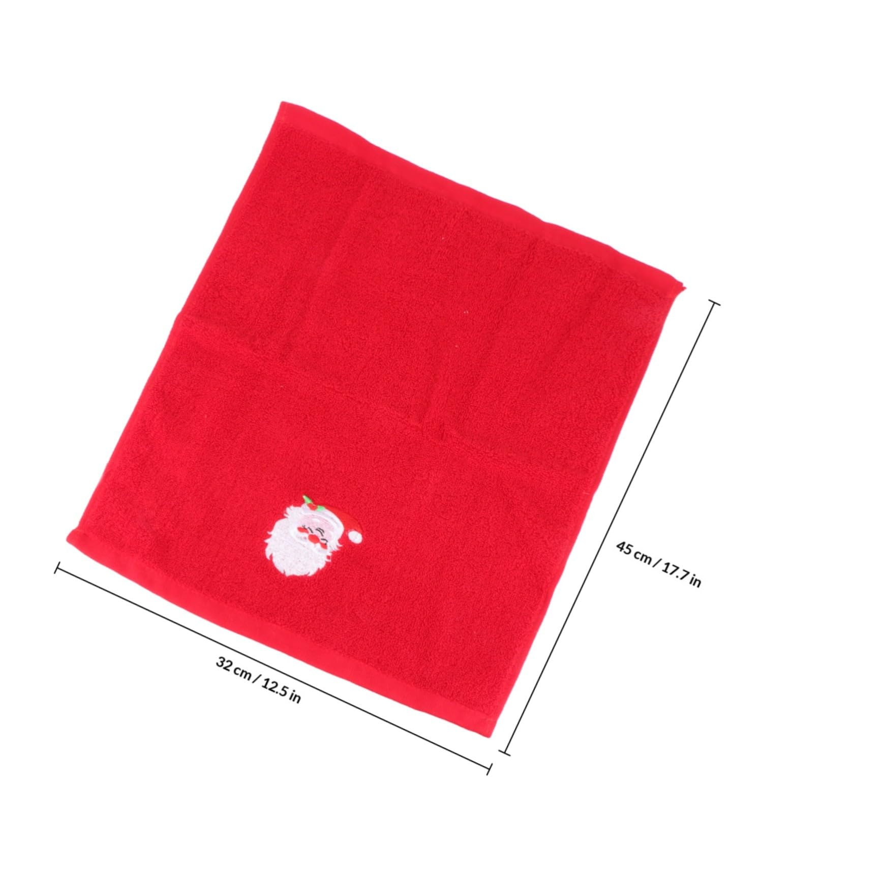 4pezzi Asciugamano Natalizio Ricamato Asciugamano Decorativo per Feste Confortevole e Resistente Morbido per Uso Quotidiano Regalo di Natale Stili multipli