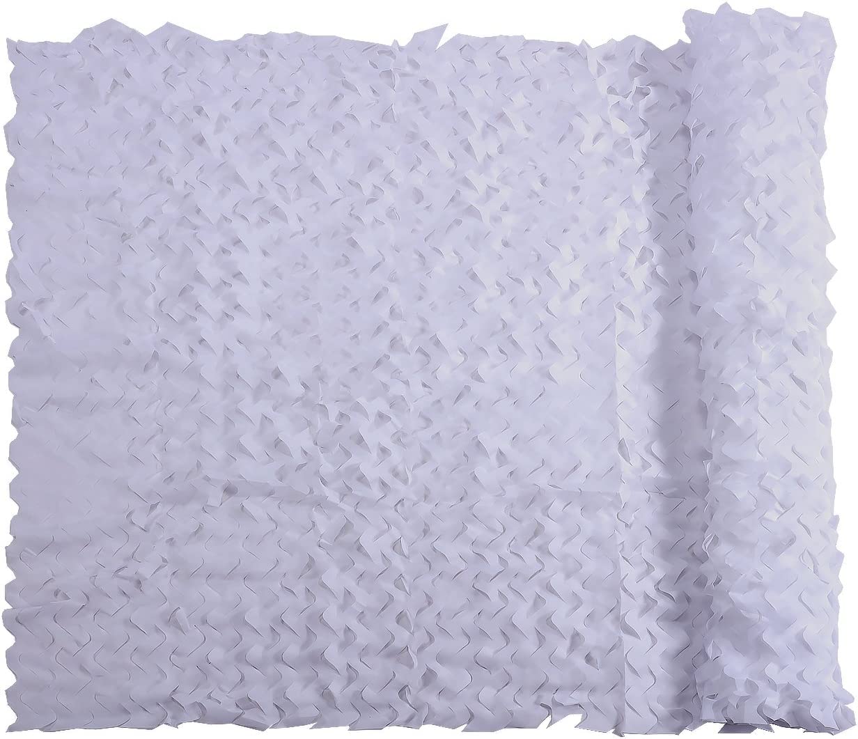 OUdini Camouflanet 2X3M Camo Netting for Camping Hide, Camping Military Hunting Shooting Sunscreen/White