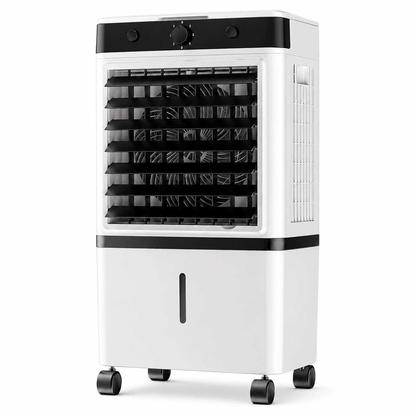 Portable Evaporative Cooler, Top-Fill Swamp Cooler, Suit for Home, Bedroom, Office, Indoor Ventilation