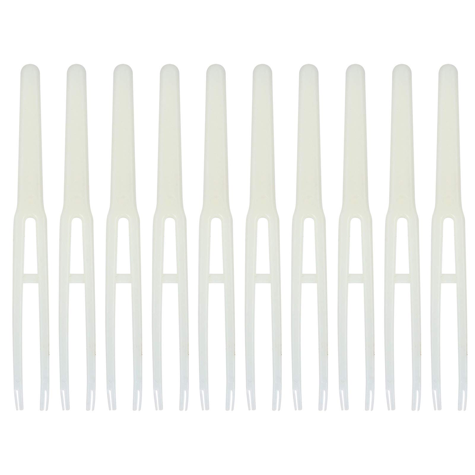 needlidBeekeeping Tools, Birth Control Tweezers Convenient Installation Wear- 10PCS Queen Rearing Tool for Farm