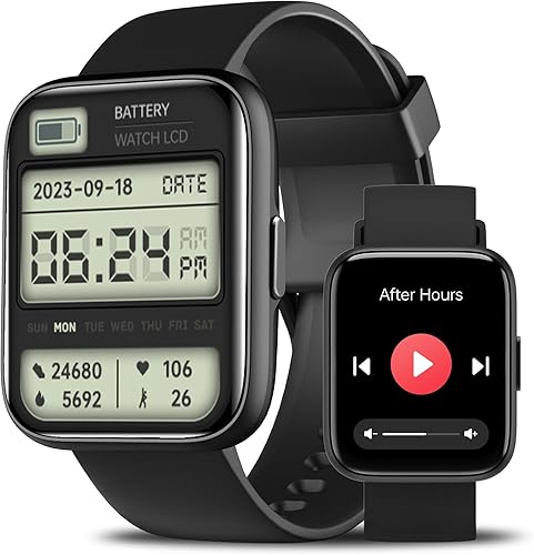 Reloj inteligente para hombres y mujeres  RespuestaHacer llamadasRespuesta rápida de textoControl AI, 1.83 DIY para teléfonos Android, iPhone