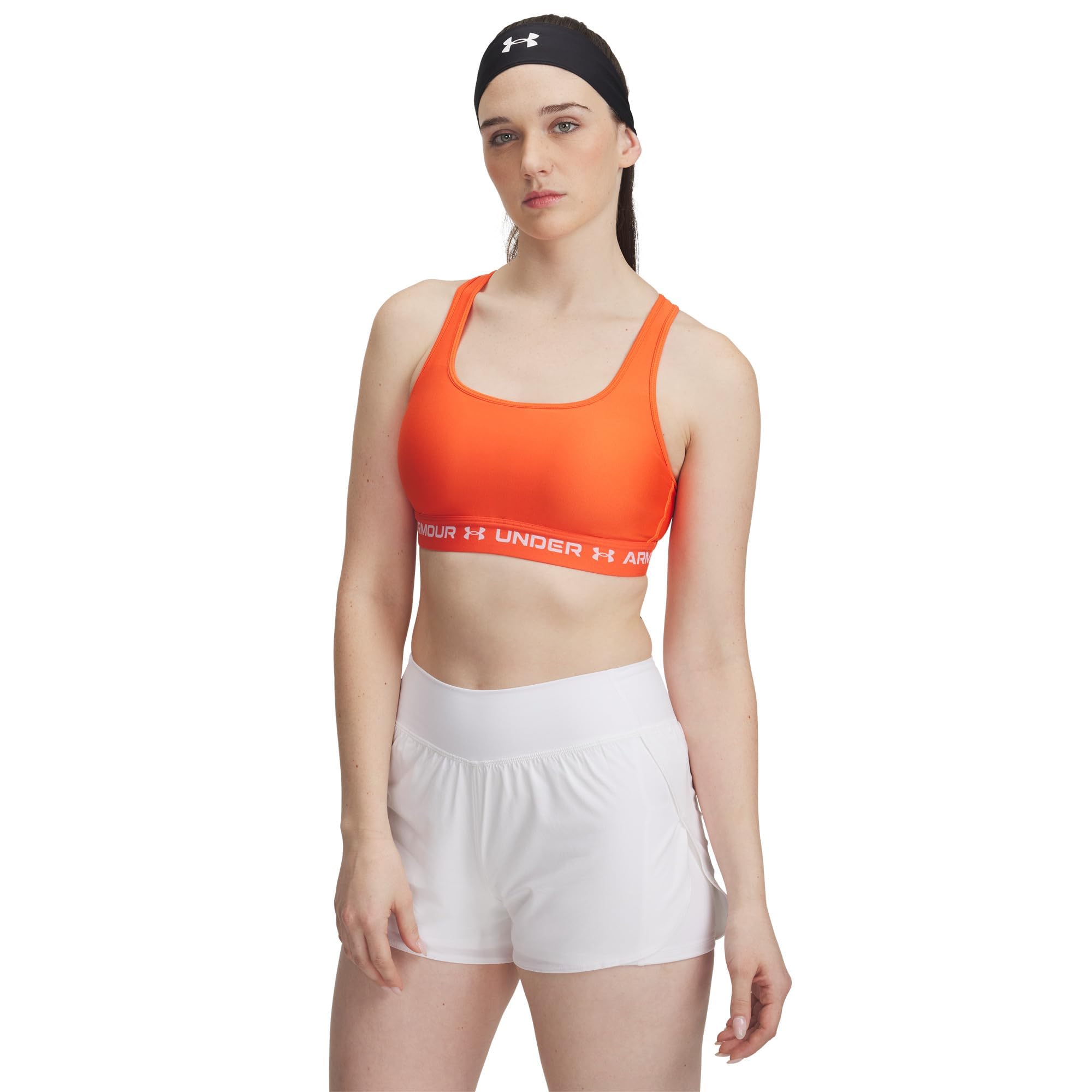 Under Armour Women's Crossback Mid Impact Sports Bra