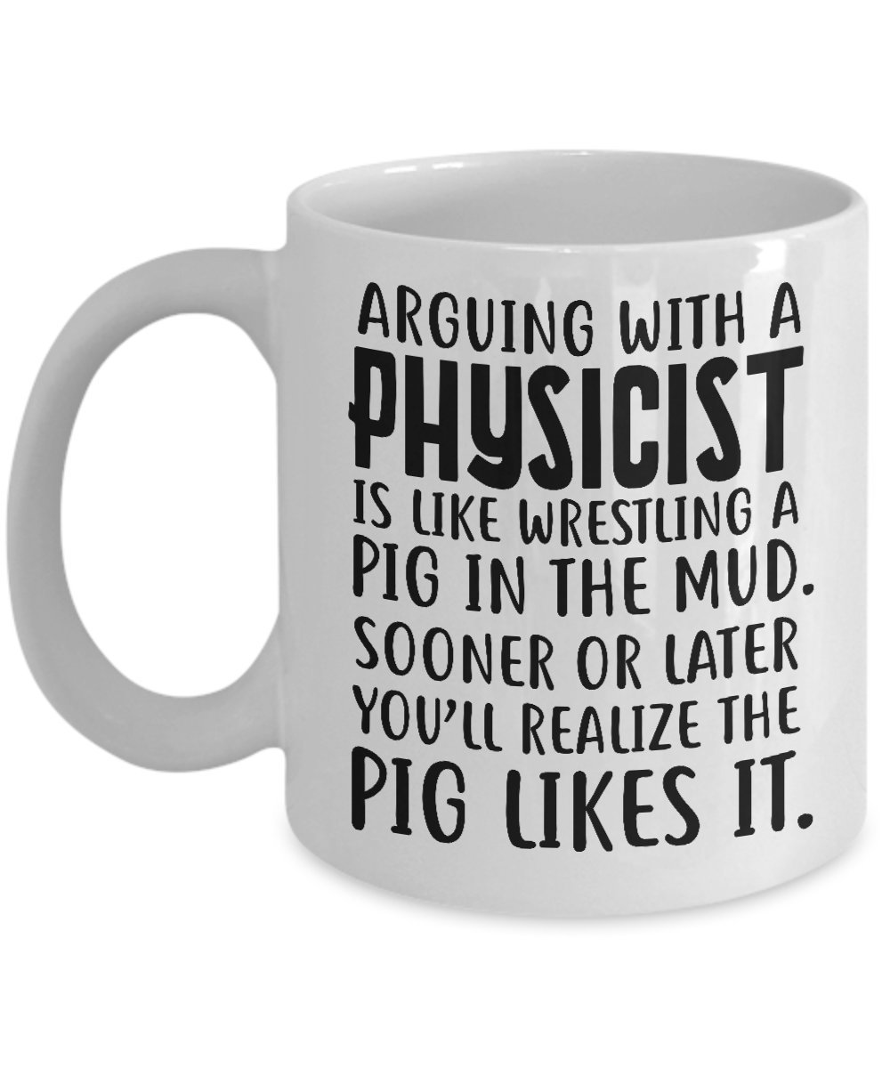 Christmas Funny Gifts for Physicists — funny ceramic mug from ShopProudGifts