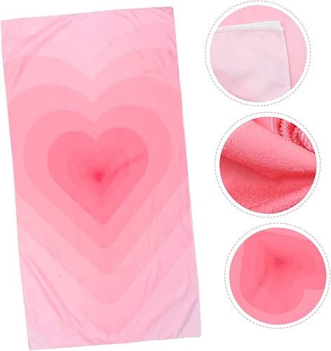 Miniatura 9 de Cabilock Toalla de playa Love de microfibra de viaje de 4 piezas, toalla de playa sin arena, toalla de playa para adultos, toalla de piscina de