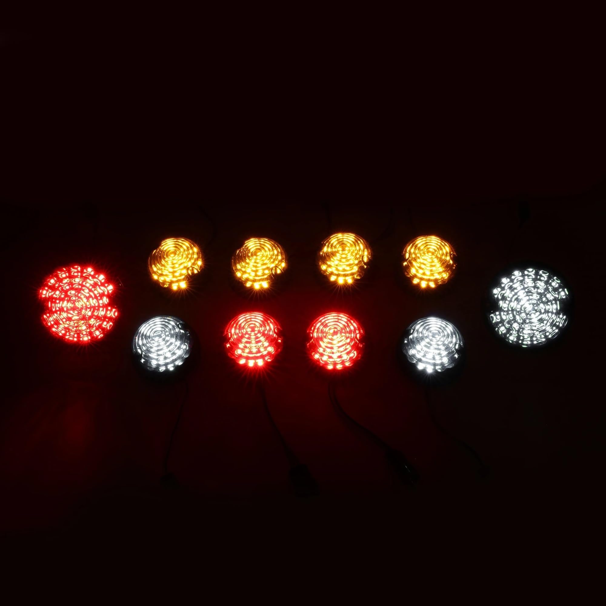 Antiniebla 10 Luces Antiniebla Delanteras Y Traseras Con Luz De Marcha Atrás LED Ahumada Para Land Para Rover Para Defender 90/110 Para Range Para County