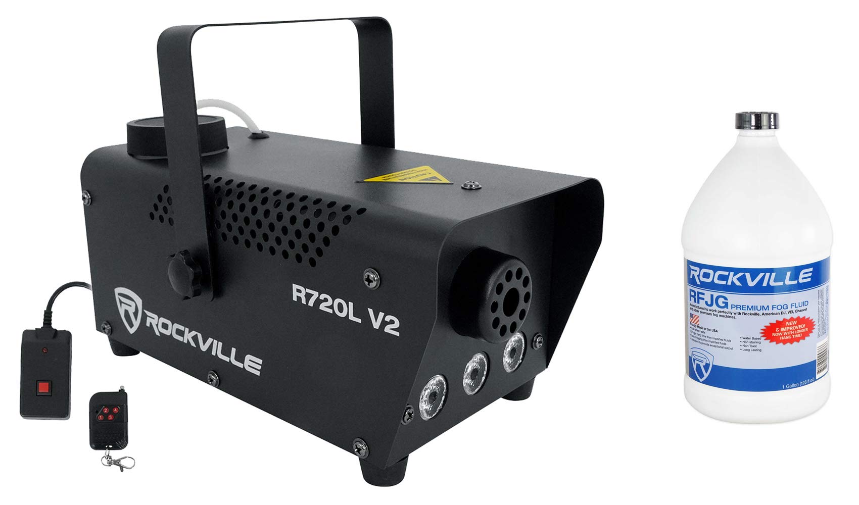 Amazon.com : Rockville R720L Bundle: Fog/Smoke Machine with