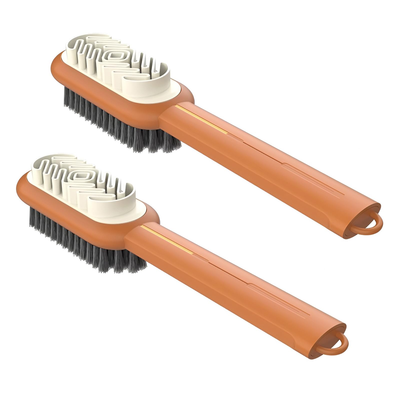 Brosse à chaussures 2 en 1 en daim pour nettoyer les bottes sans effort