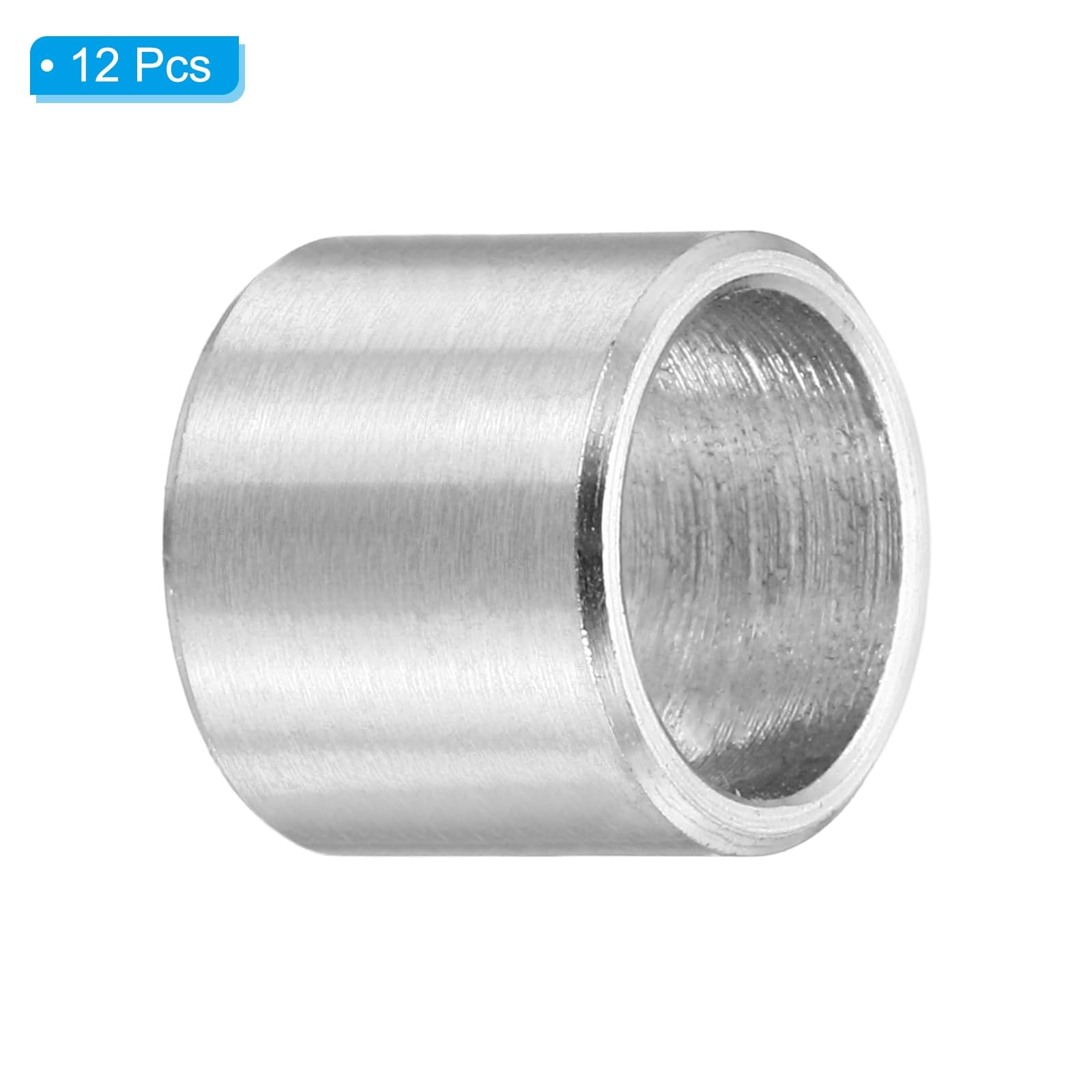 PATIKIL M8 Stainless Steel Spacers, 12Pcs Metal Spacer 8mm ID x 10mm OD x 9mm L Screw Standoff for 5/16" or M8 Screw - Image 3