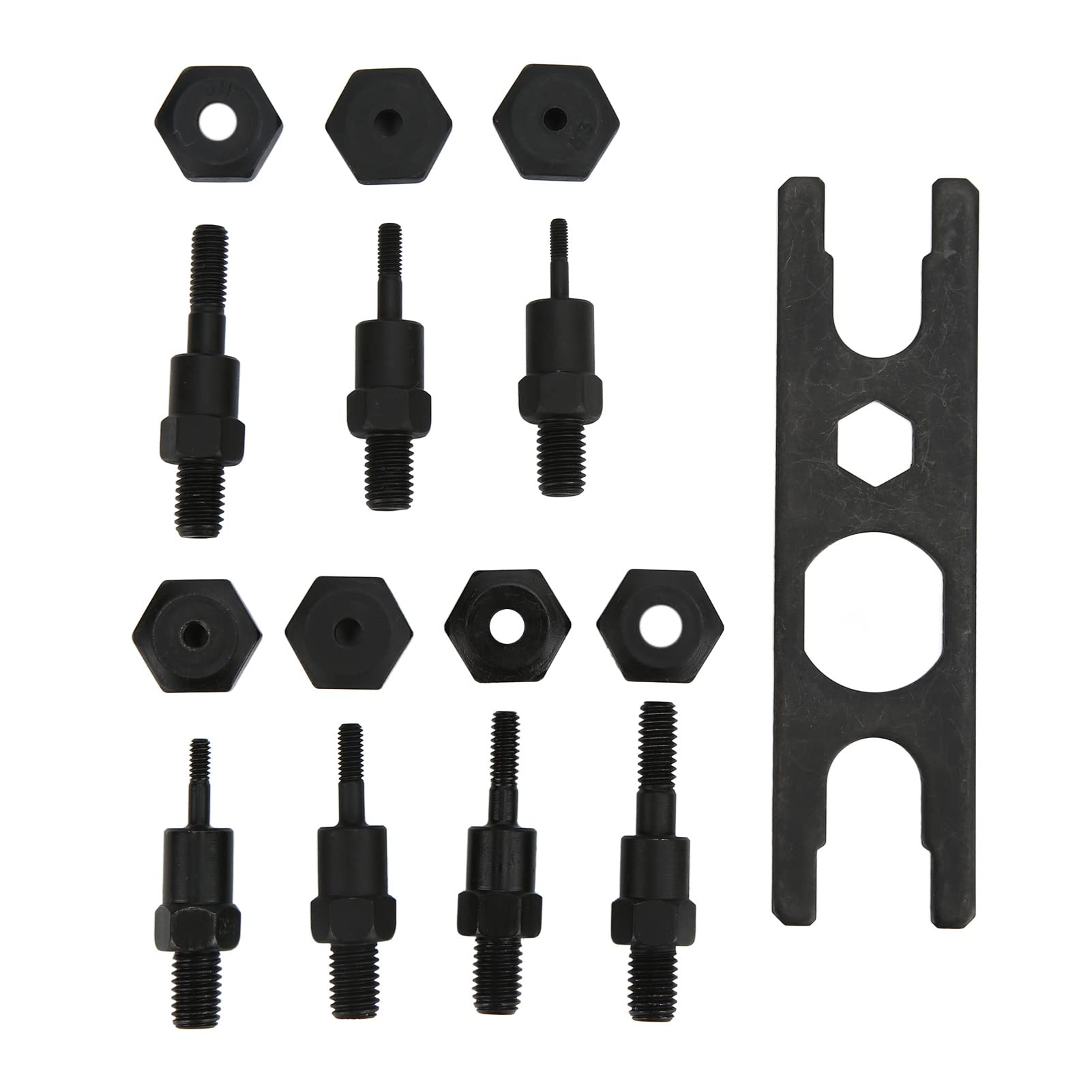 Kit de Remachado Manual Kit de Remache Manual Herramienta de Tuerca de Remache de Metal Resistente con Mandriles M3 M4 M5 M6 y SAE Uso Ergonómico con una Sola Mano para Muebles Metálicos