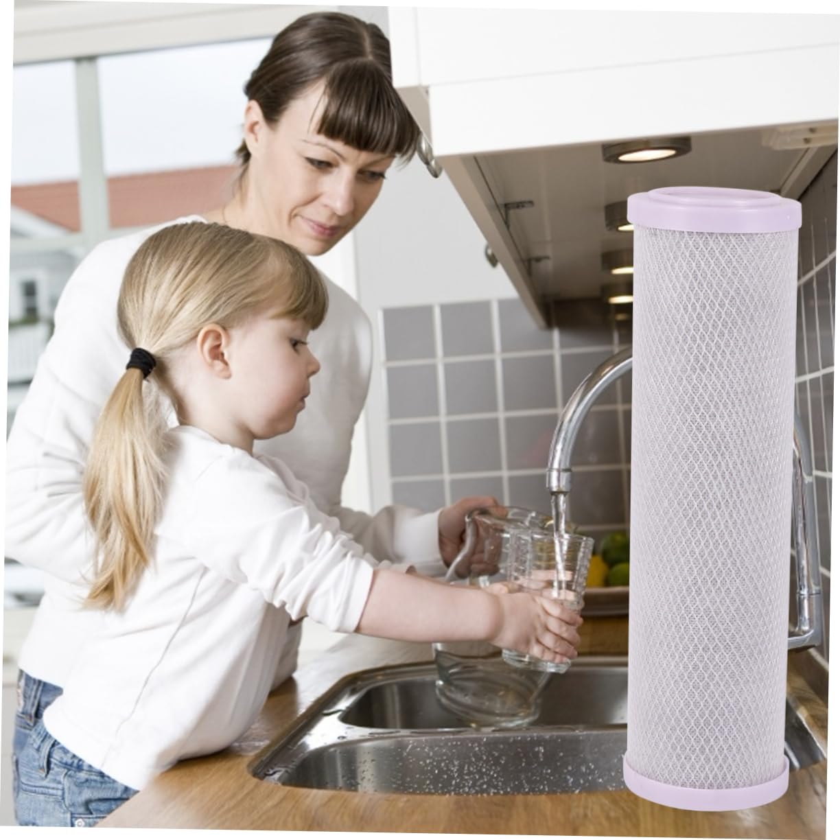Filtro per Depuratore Acqua 10 Pollici Pp e Carbone Attivo