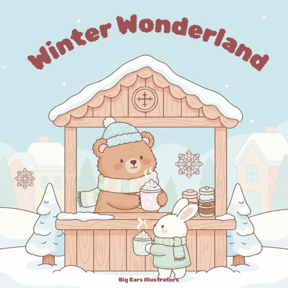Winter Wonderland: Cute & Cozy Animal Coloring Book