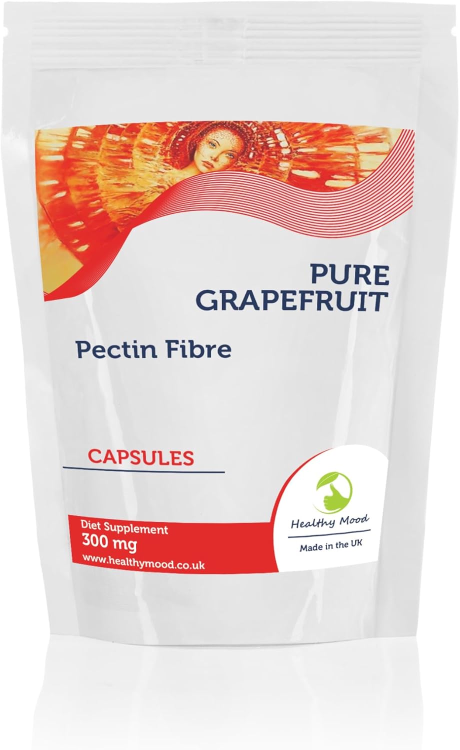 Grapefruit Pectin 300mg 30 Capsules Natural Fiber Supplement for