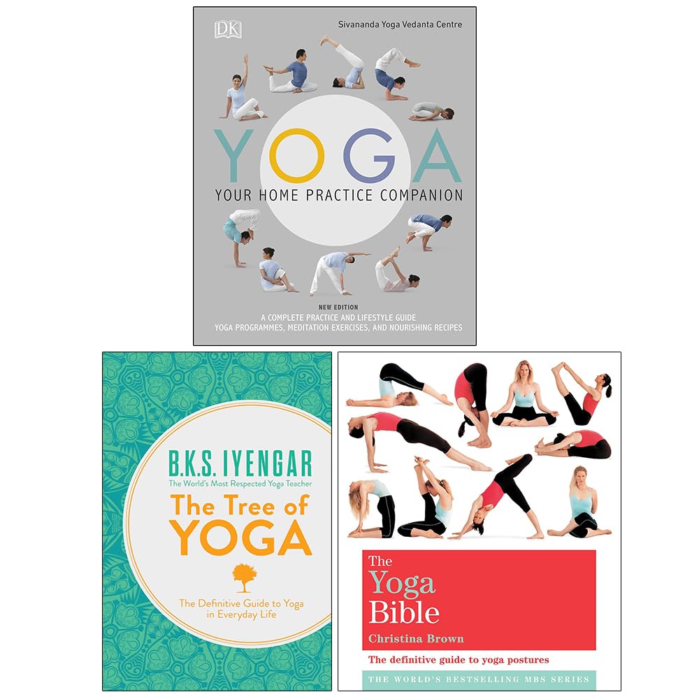 Yoga Your Home Practice Companion, The Tree of Yoga & The Classic Yoga Bible 3 Books Collection Set