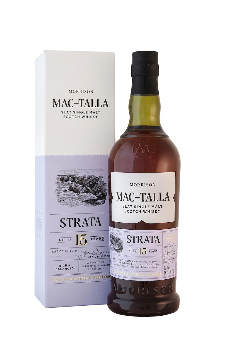 Mac-Talla Strata Islay Whisky 46% vol. Morrison Distillers Single Malt Whisky aged 15 years (1 x 0.7 l)