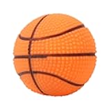 Akozon Pet Training Chewing Sound Ball Dog Squeak Toy Basketball Squeaky Playing Ball Toy Dog Puppy Training Sound Toy for Dog Pett (Basketball)