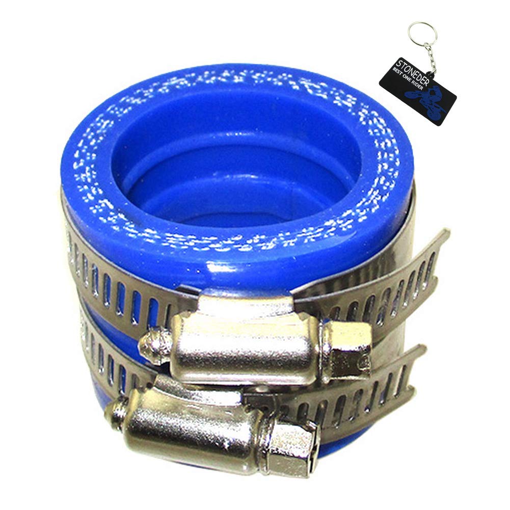 Adattatore Aspirazione Carburatore QUARKZMAN 35mm Diametro Interno, Blu, Per Moto ATV Scooter 350-600cc - 2