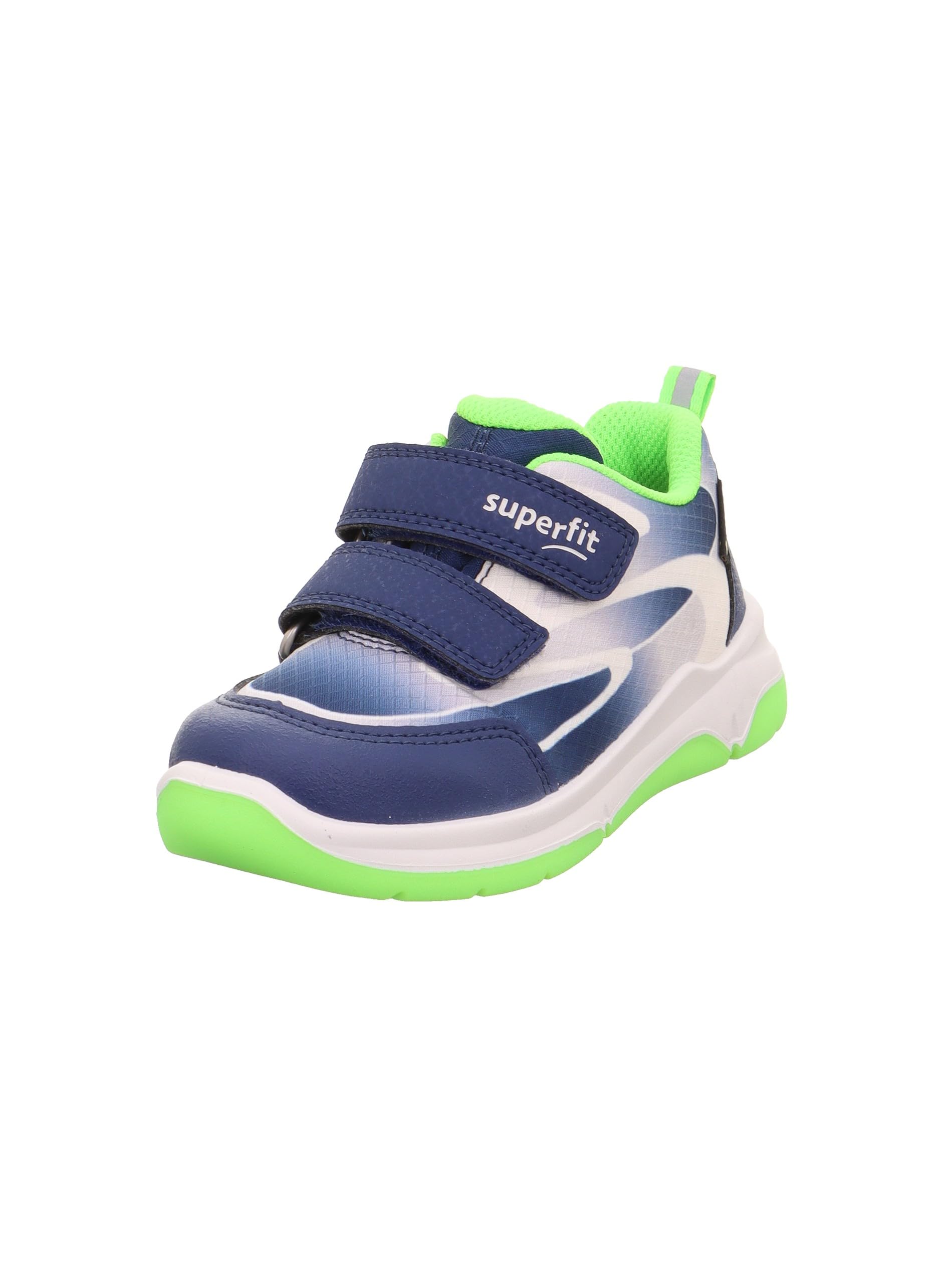 Superfit Boys' Cooper Gore-Tex Trainers, Blue Yellow 8000, 11.5 UK Child