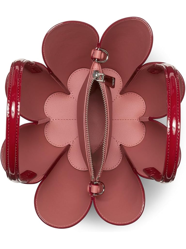 Pink Kate Spade New York The Spade Patent Leather The Spade Flower Bucket Bag