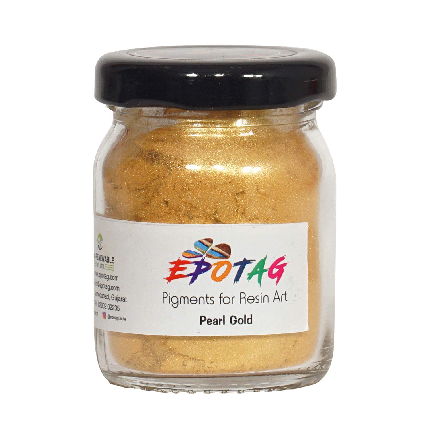 Art Resin Pigment Color for Epoxy Resin – Liquid Resin Dye for Resin Art, Jewelry Making, Coasters, Molds & DIY Crafts (Pearl Gold - 20g)-image-27