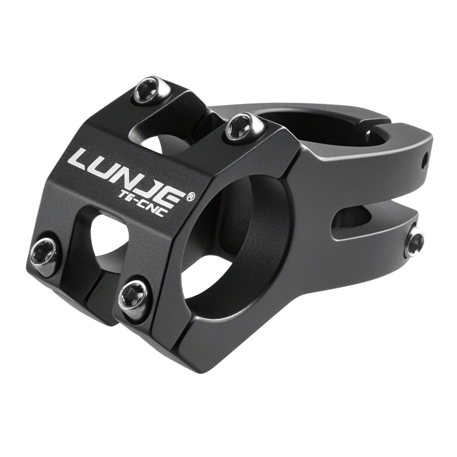 TRIWONDER Bike Stem Short Bicycle Handlebar Stem 45mm Aluminum Alloy for Mountain Road Bike MTB BMX (Black - 25.4 x 45mm)