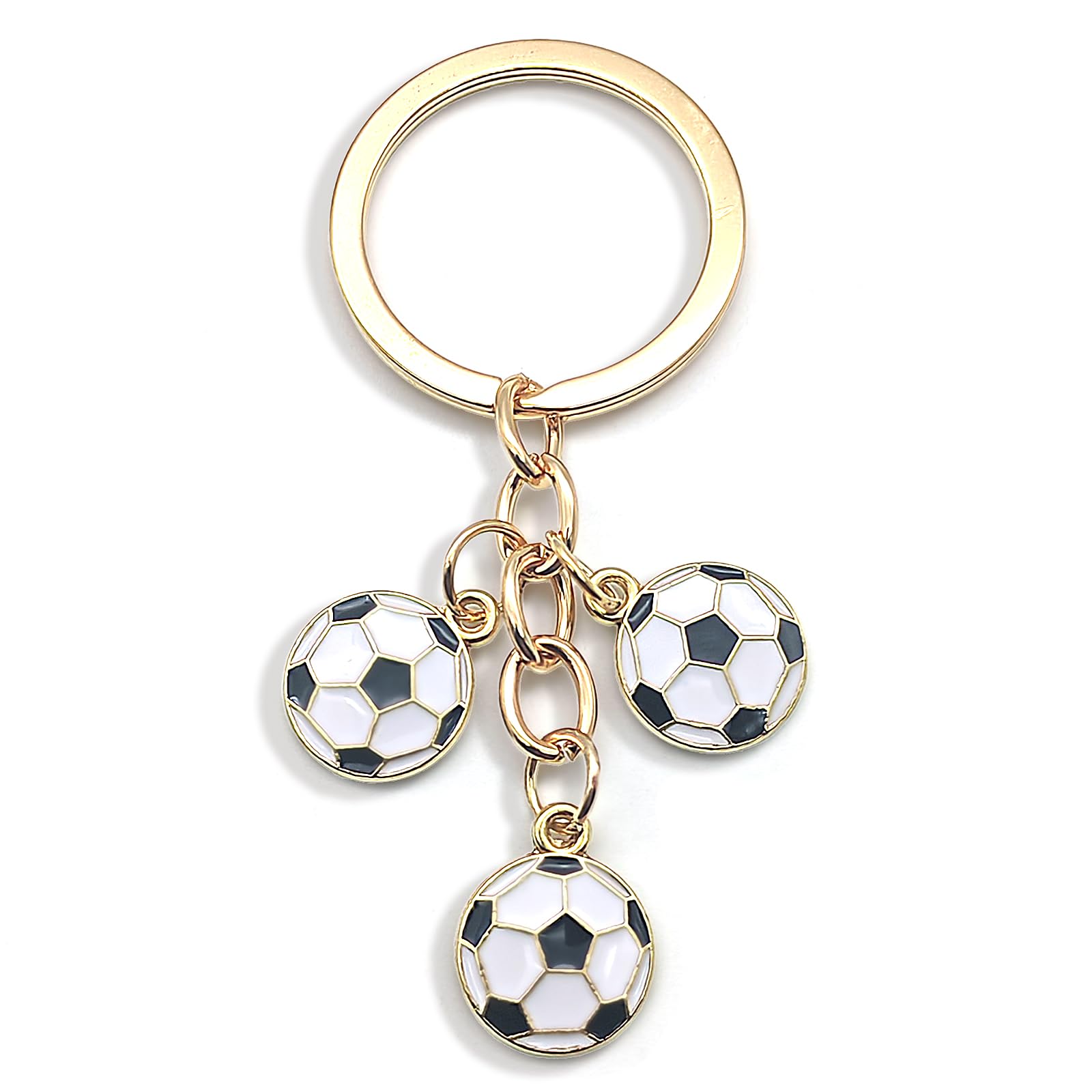 Zynara Fußball Schlüsselanhänger, Fußballtaschen Ornamente, Geschenke für Fußballtrainer,Fußball Assistenztrainer, Geschenk zum Weihnachten