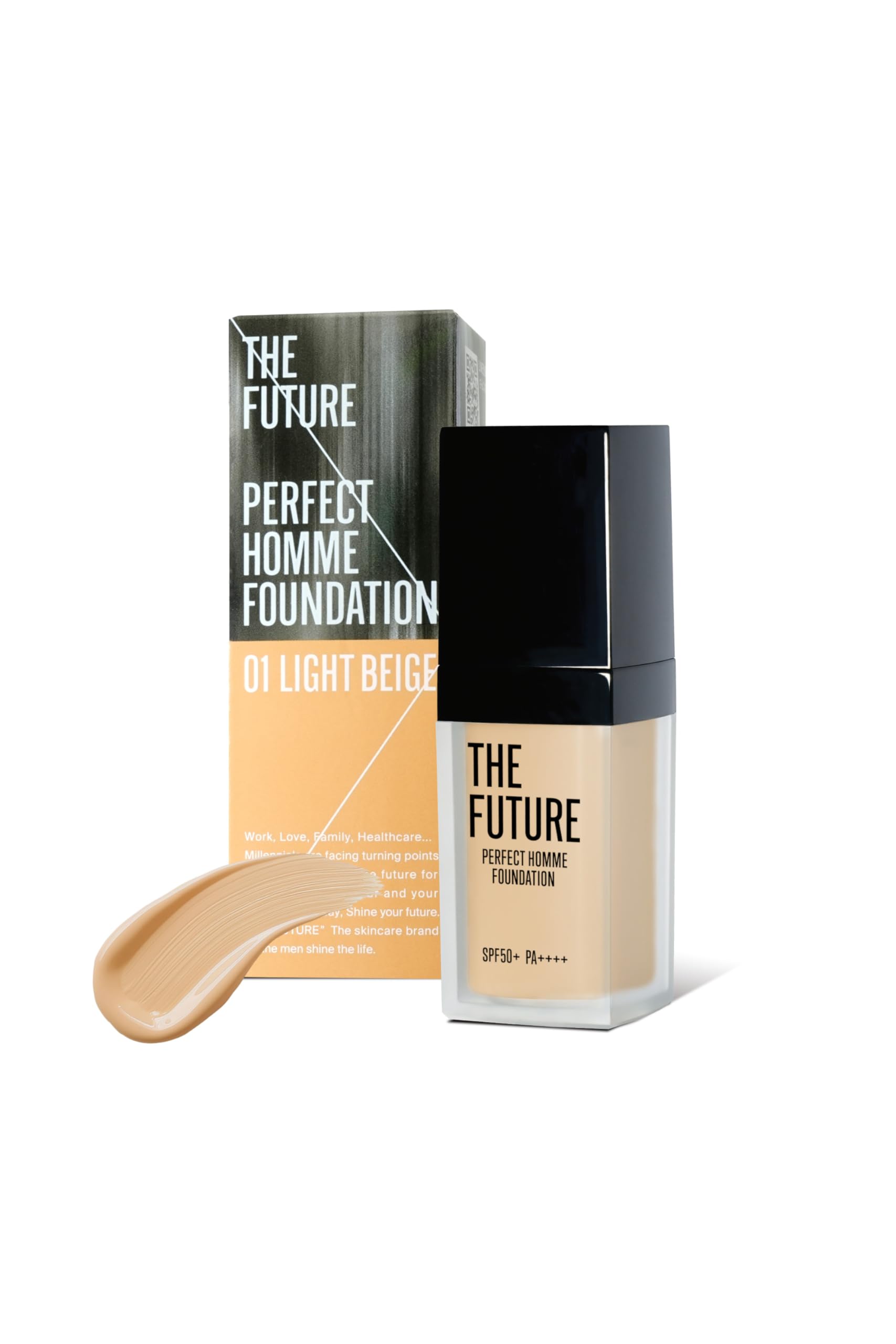 Amazon | THE FUTURE パーフェクトオムファンデーション 35g 01 ライト