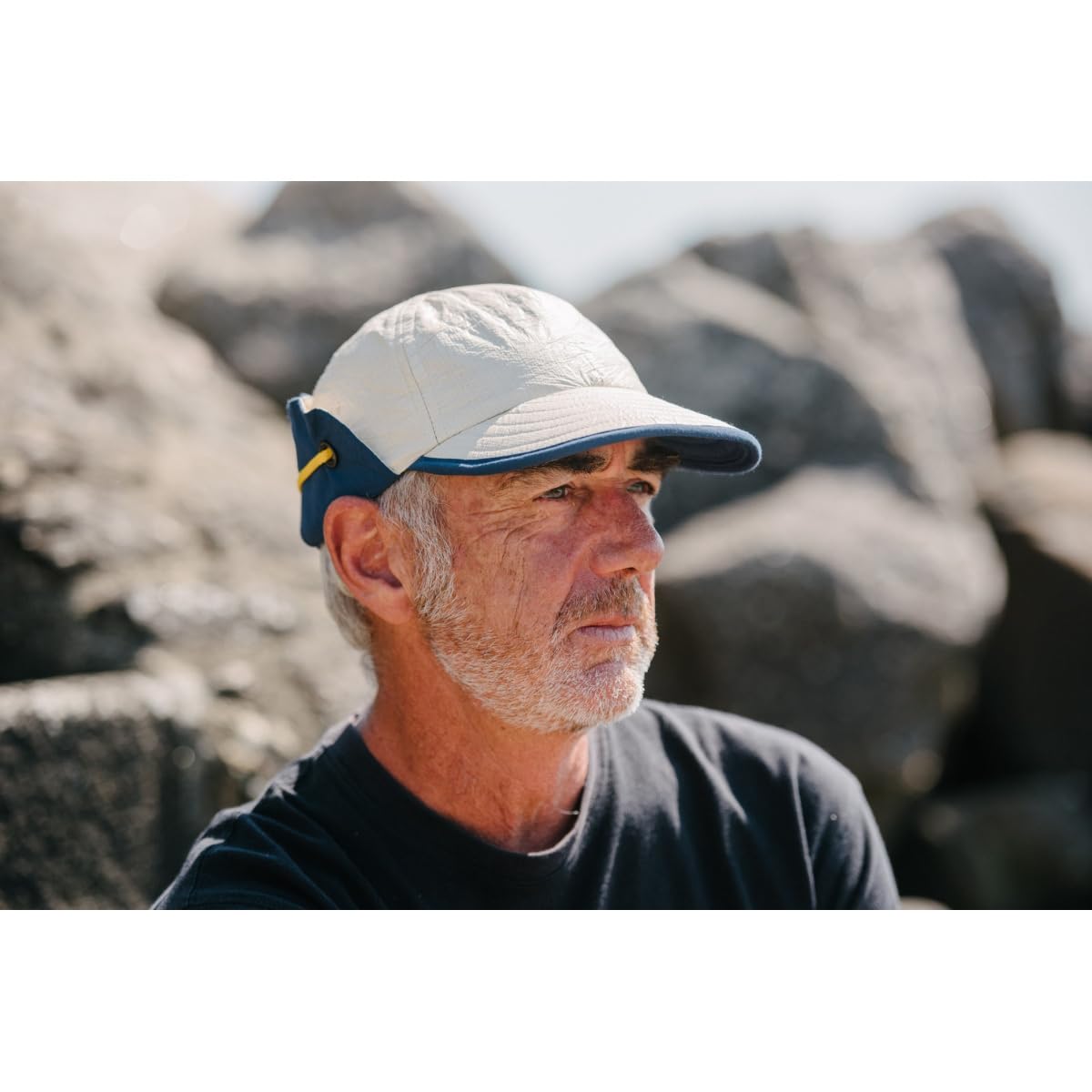 SOWAY Casquette Anti-UV Loïck Peyron 'Happy'avec Protège-Nuque (2 Couleurs)