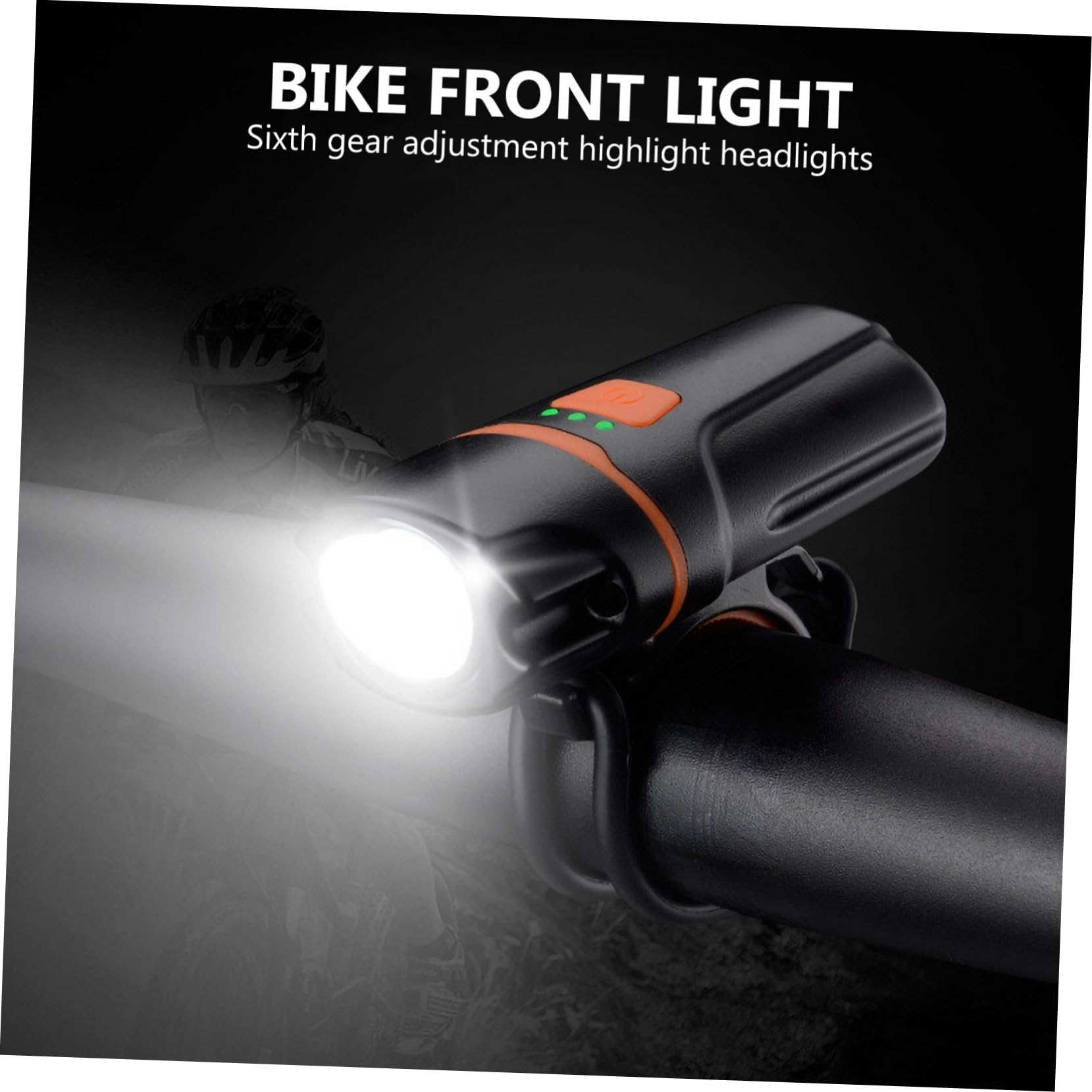 BESPORTBLE 2pezzi Lampada Frontale per Bicicletta USB Ricaricabile e Facile da Installare Accessorio di Sicurezza per Ciclismo Notturno e Condizioni Meteorologiche Avverse