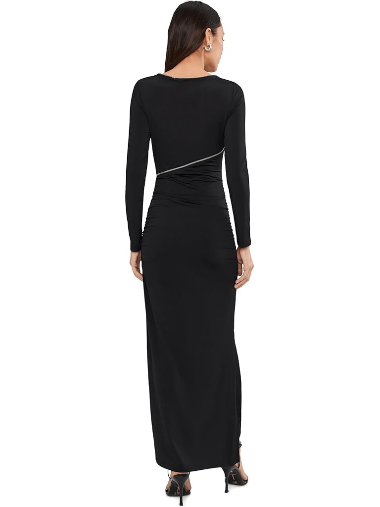 Black AllSaints Elsie Zipper Dress