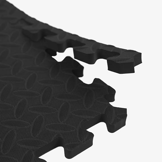 IncStores 5/8 Inch Thick Diamond Soft Foam Flooring Tiles | High-Density Interlocking Foam Tiles for Rugged Style in Your Home Gym, Playroom, and More
