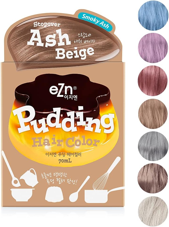 Amazon Ezn イージーエン プリンヘアカラー Pudding Hair Colors Ash Beige Ezn おしゃれ染め 通販