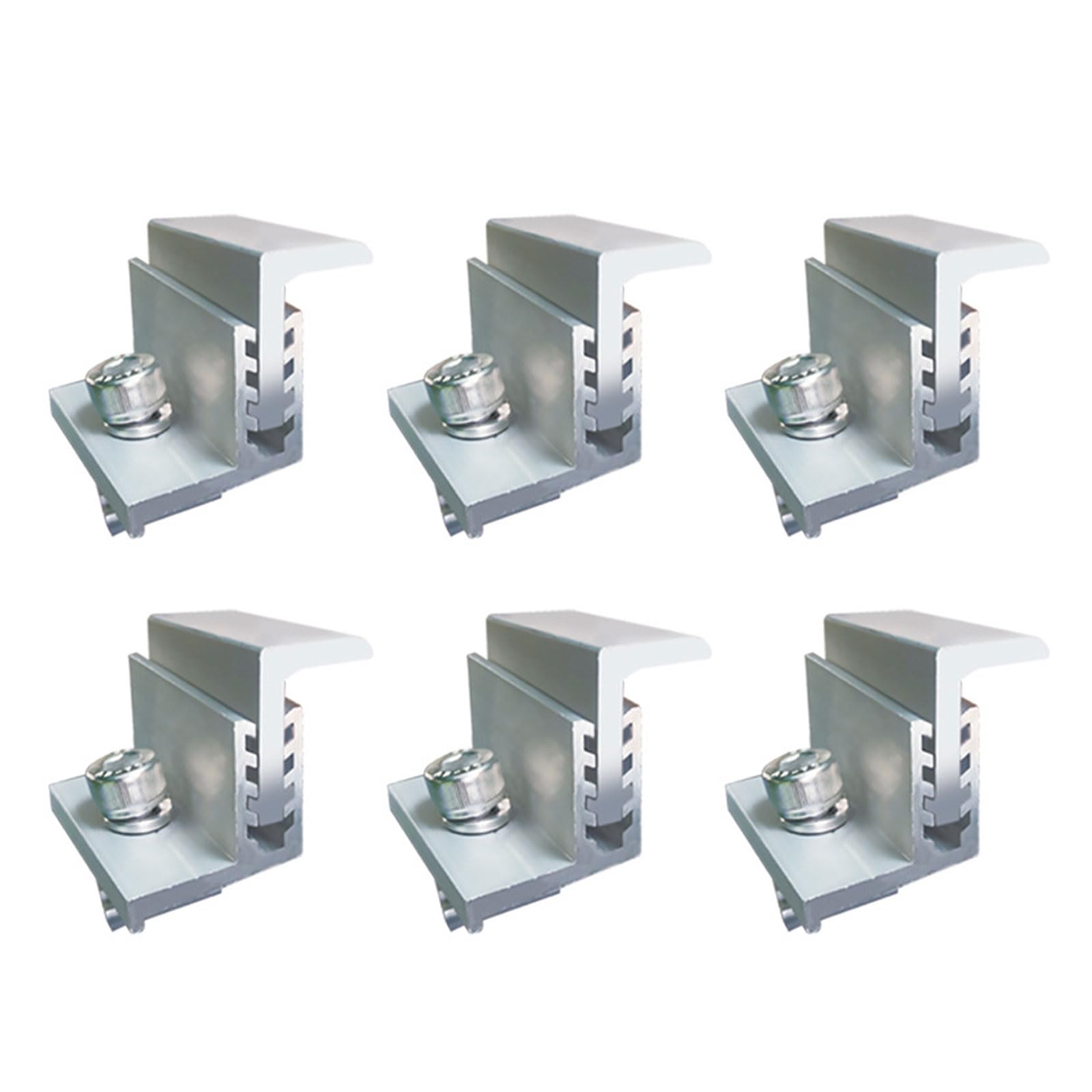 End Clamp Adjustable Solar Panel Mounting Bracket Clamp Wide Photovoltaic for Solar Panel Systems End