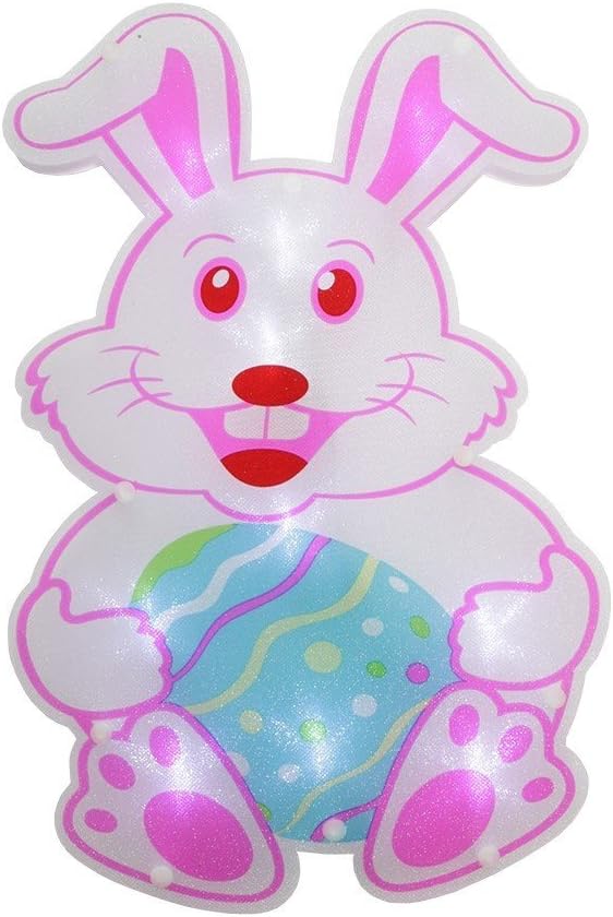 Sienna Lighted Easter Illumination Window Light - Easter Bunny