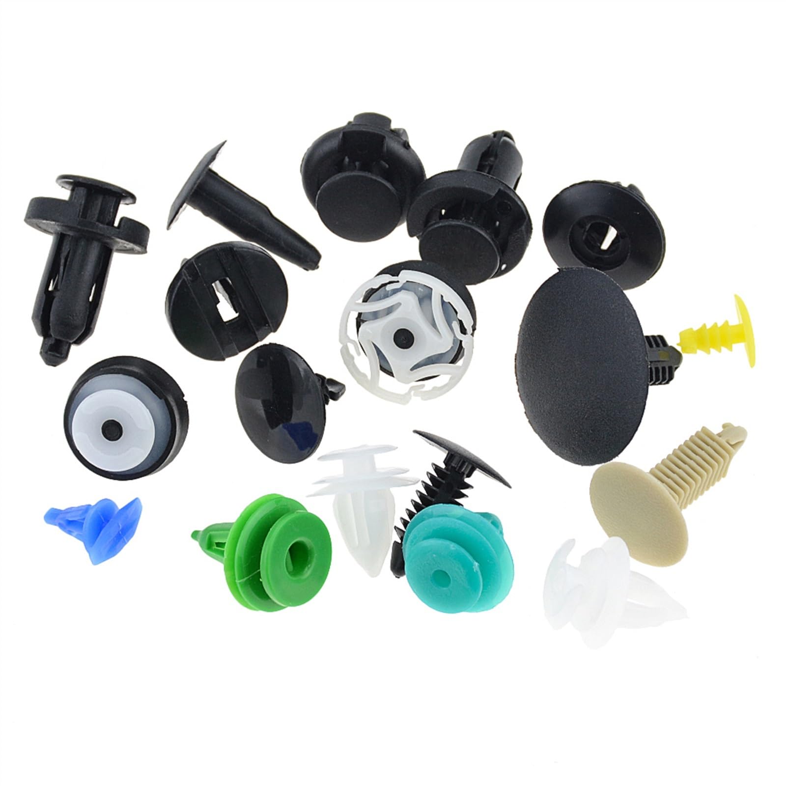 Viti e accessori 500 Pezzi A Tre Strati Ibrida In Scatola Per Auto, Rivestimento Della Portiera Del Paraurti, Rivetto, Cofano Motore, Parafango, Fibbia Di Espansione