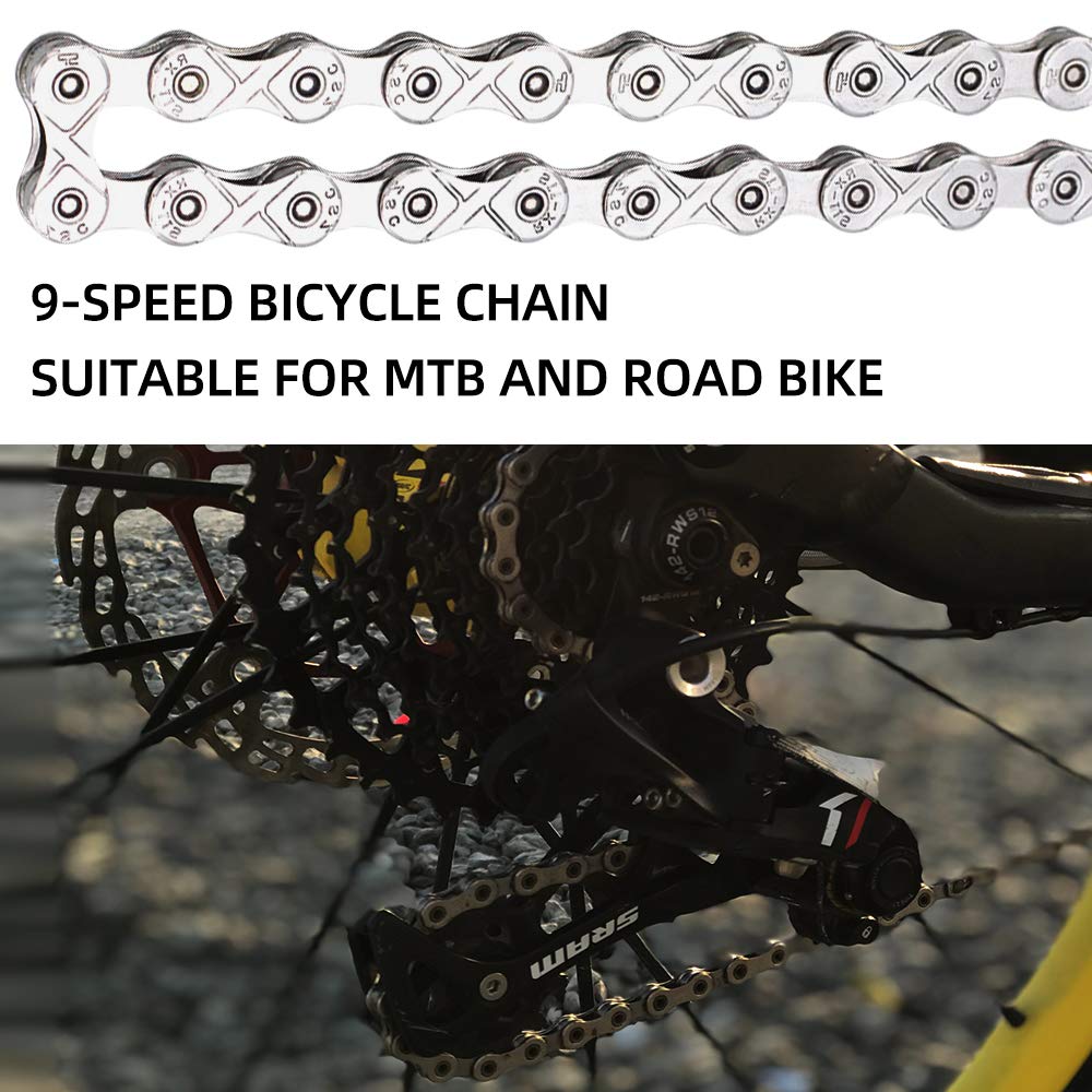 116L 9-velocità Catena della Bicicletta