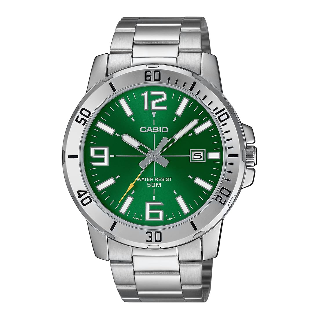 Casio Enticer Men Analog Green Dial Men MTP-VD01D-3BVUDF (A2335) (B0DBHM6NGH) Amazon Price History, Amazon Price Tracker