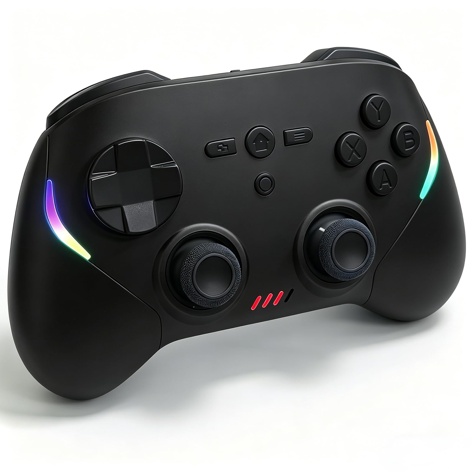 Wireless Gaming Controller for Android/iPhone/iPad/iOS/Tablet/Windows PC/Switch 2, Bluetooth Mobile Phone Gamepad with Hall Joysticks/Hall Triggers/RGB Lights/Vibration/Six-Axis Gyro/Xbox Cloud Game