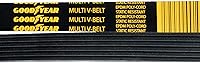 Vista 4 de Goodyear Belts 1060605 Cinturón de serpentina, 6 varillas, 60.5 pulgadas de longitud