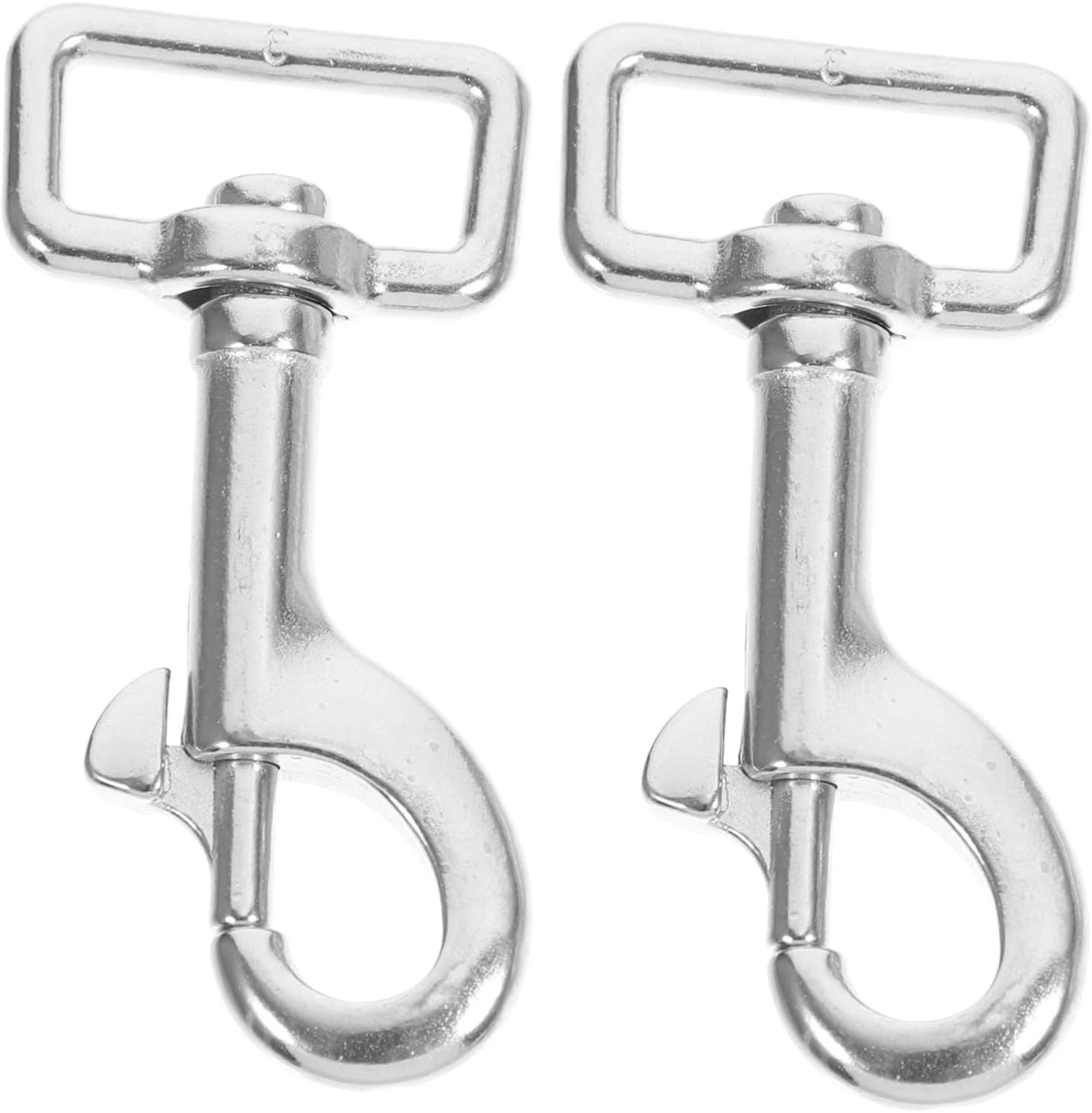 Double Ended Pulling Buckle Snaps Hook,Double-End 2pcs Single Hook Swivel Hooks Snap Hooks Clips Swivel Trigger