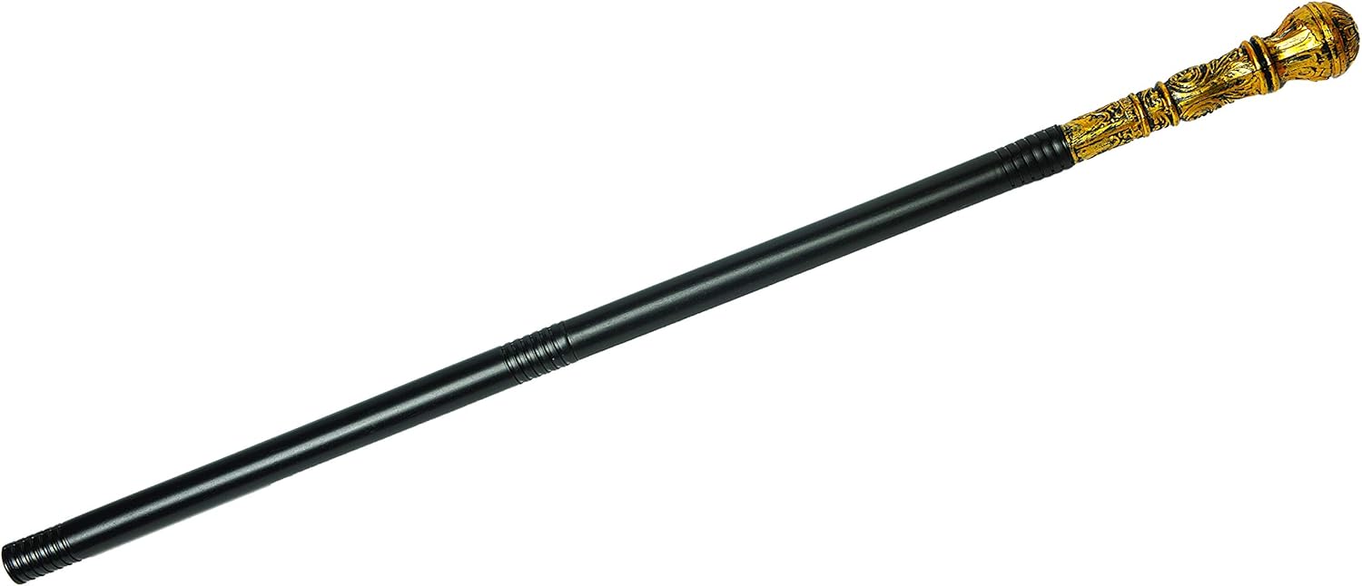 Underwraps Unisex Adult Costume Steampunk Cane Scepter, Black, One Size : Clothing, Shoes & Jewelry
