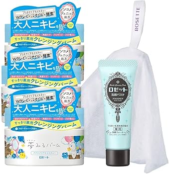 Amazon | ロゼット 夢みるバーム アクネクリアモイスチャー 青 90g✕3