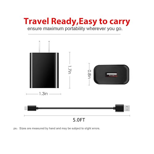 Miniatura 6 de Cargador de pistola de masaje de 5 V 2 A, cable de alimentación USB C compatible con Sportnear Mini 2 Mini 3, Renpho Mini R3, Bob y Brad T2 C2 Q2