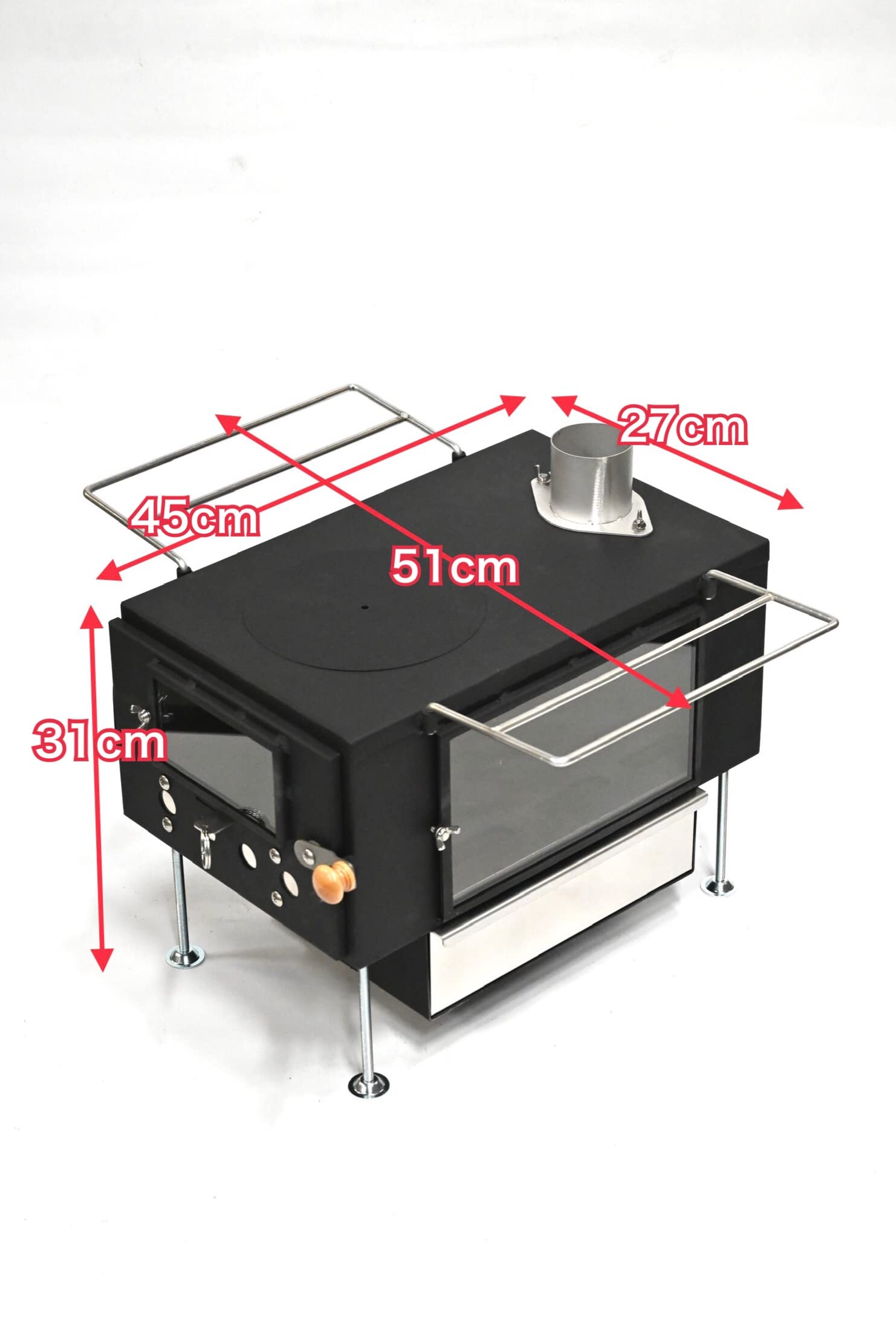 国産 オーブン付き 二次燃焼構造 F＆C HEATBOX LIGHT 薪ストーブ Amazon.co.jp: F&C 薪ストーブ HEATBOX LIGHT ヒートボックス ライト