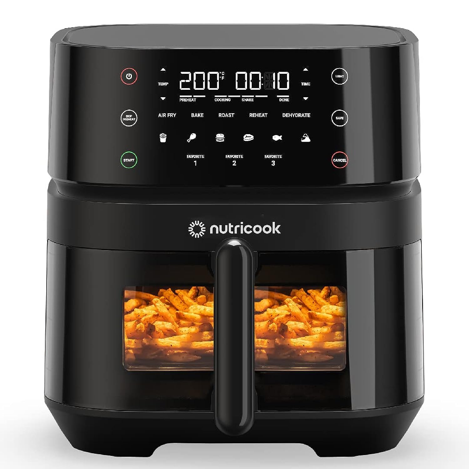 Buy cook Air Fryer 2, 1700 Watts, Digital Control Panel Display, 10