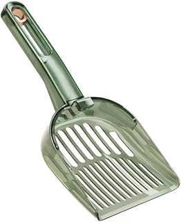 BAMFY Portátil Pala Arenero Gato Multifunción Pala for Basura con Gancho Ajustable Palas for La Arena De Los Gatos, Pala De Arena for Gatos (Color : Verde)