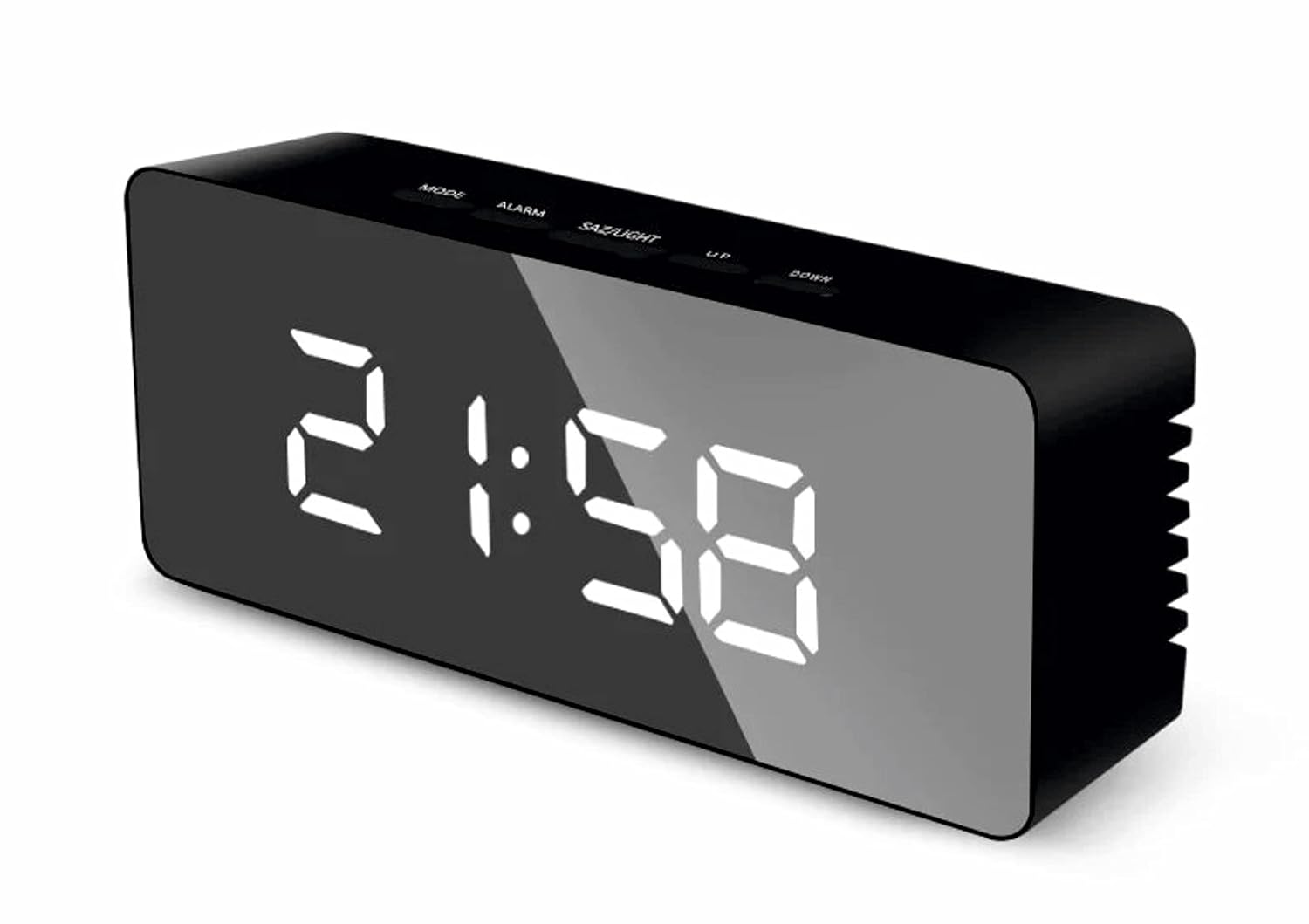 Buy VENzon Digital LED Mirror Alarm Clock with Date, Temperature and