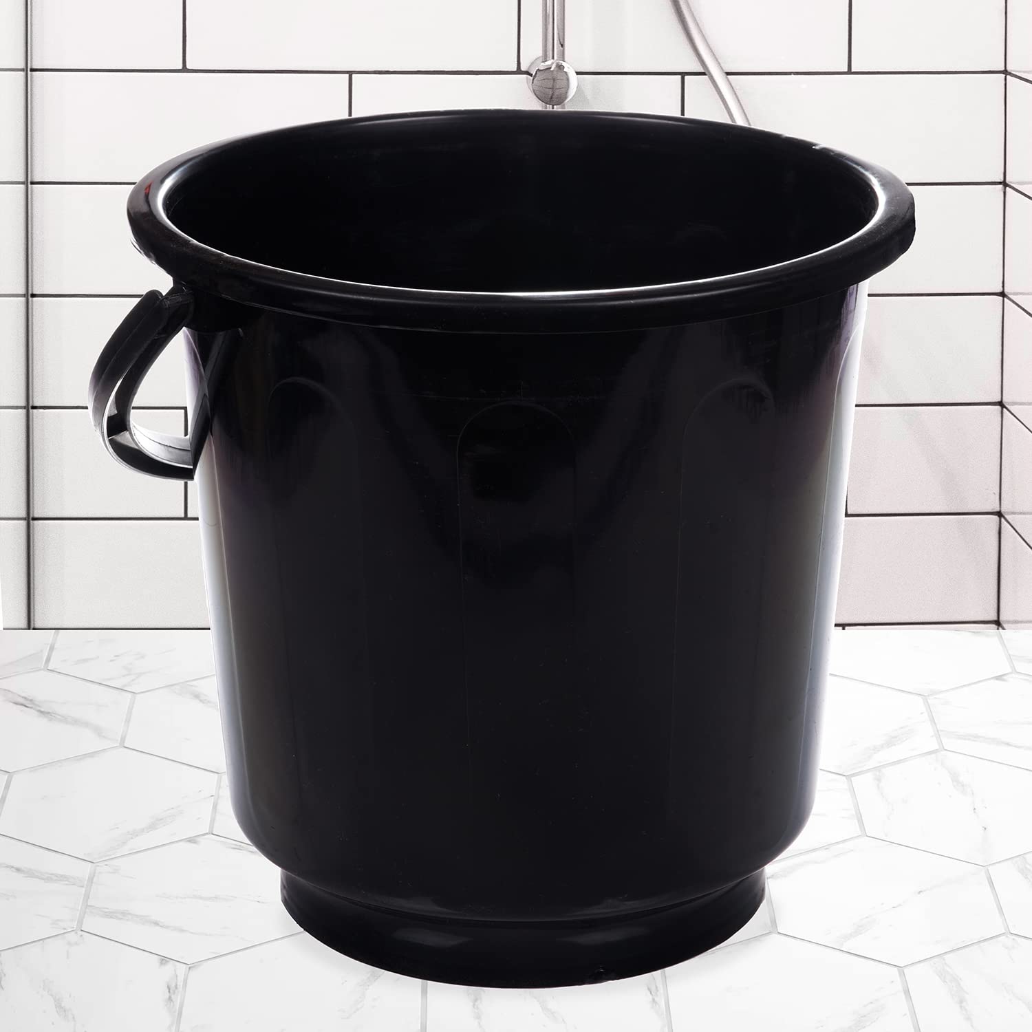 Kuber Industries 16L Plastic Bucket - Durable & Versatile -5 Kuber Industries 16L Plastic Bucket - Durable & Versatile -5