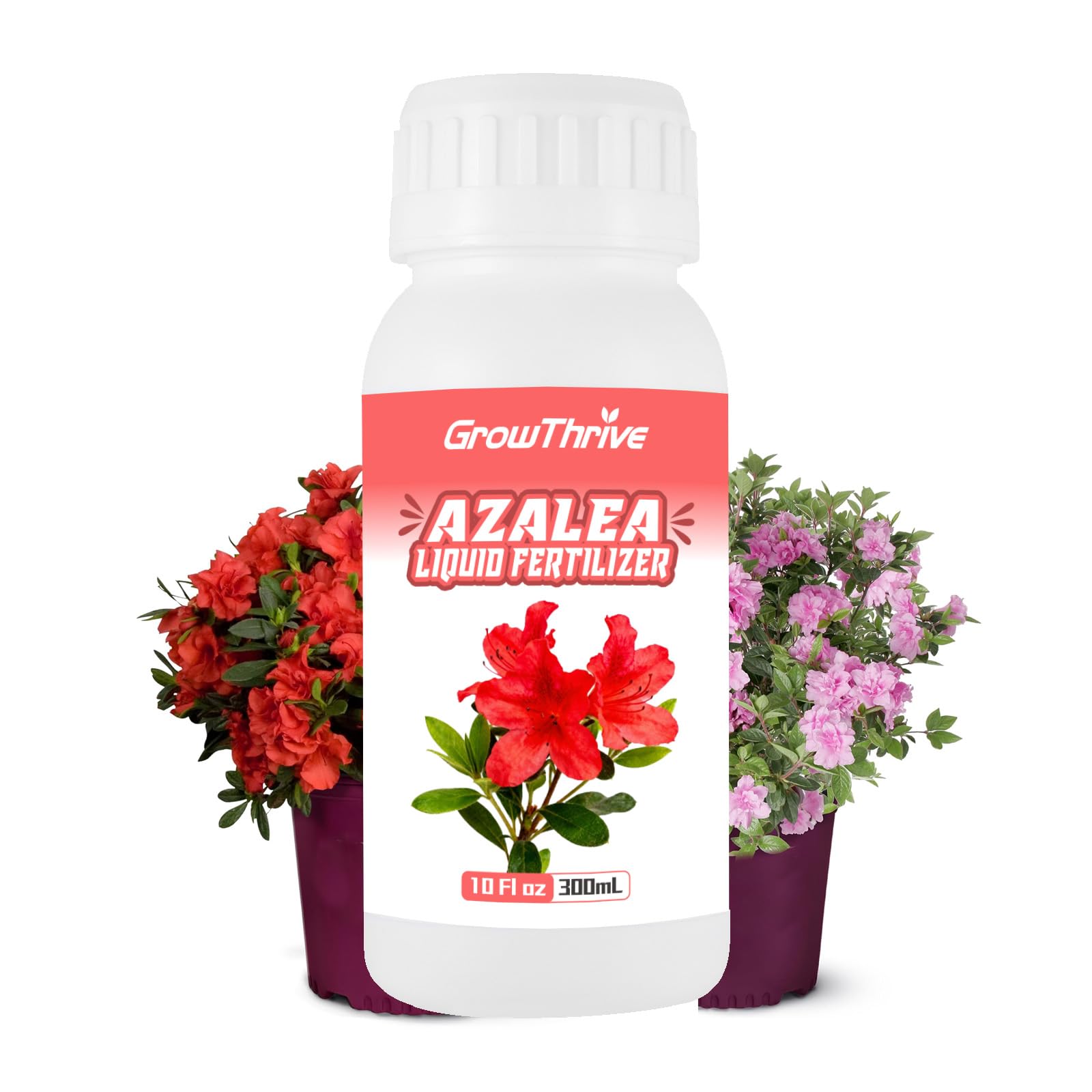 Engrais Liquide Azalées 300ml – Nutriment Microbien Naturel avec Probiotiques – Engrais Organique pour Fleurs de Terre de Bruyère, Roses et Gardenias – Croissance Rapide et Floraison Intense