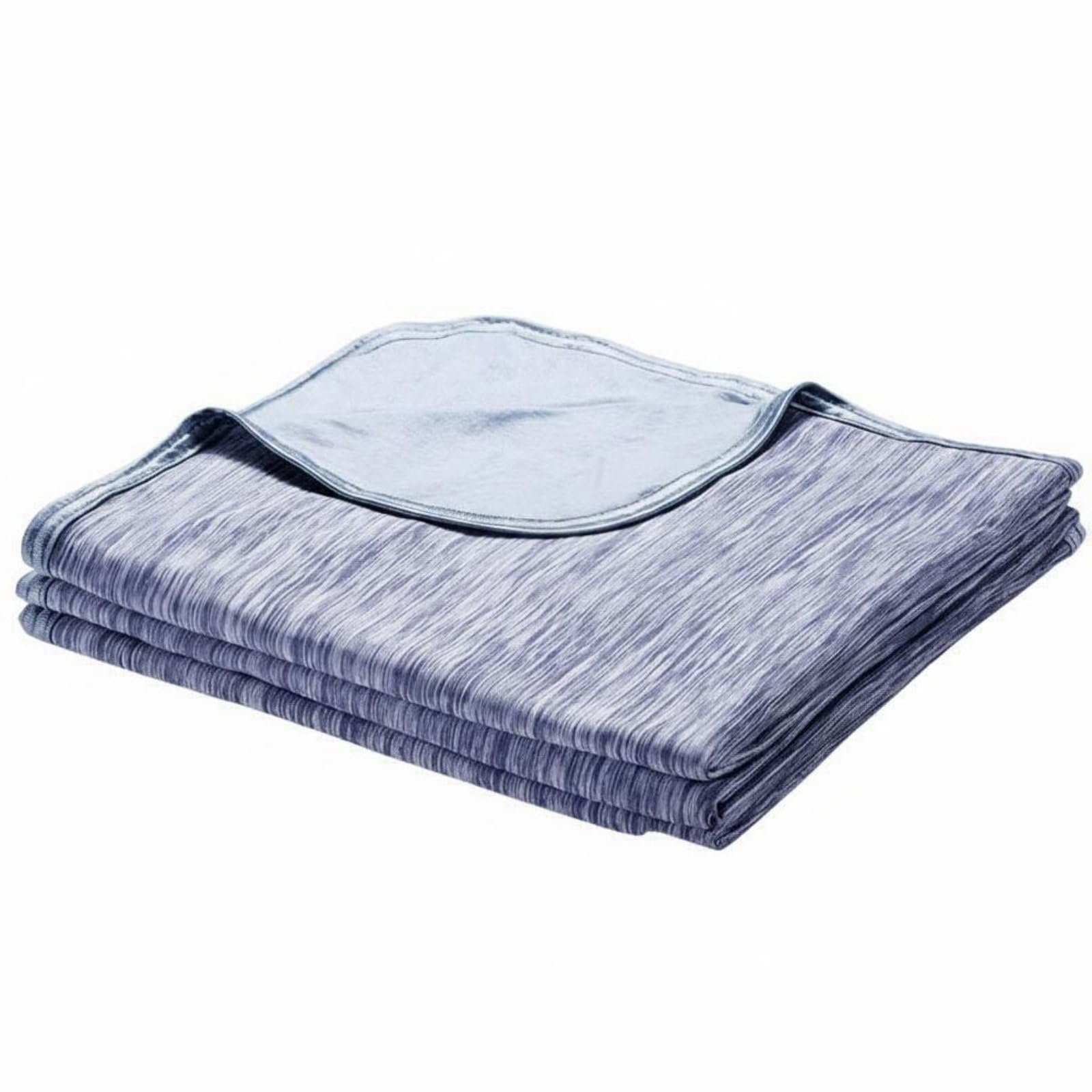 Milageto Kinder Kühlende Decke Sommerdecke Babydecke Temperaturregulierende Bettdecke Leichtes Gewebe Wärmeableitend Pflegeleicht für Bett Couch Autositze Urlaub, Blau, 150 200cm