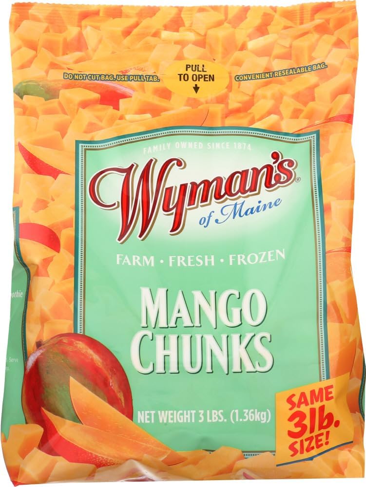 Wymans Mango Chunks, 3 Pound - 6 per case.